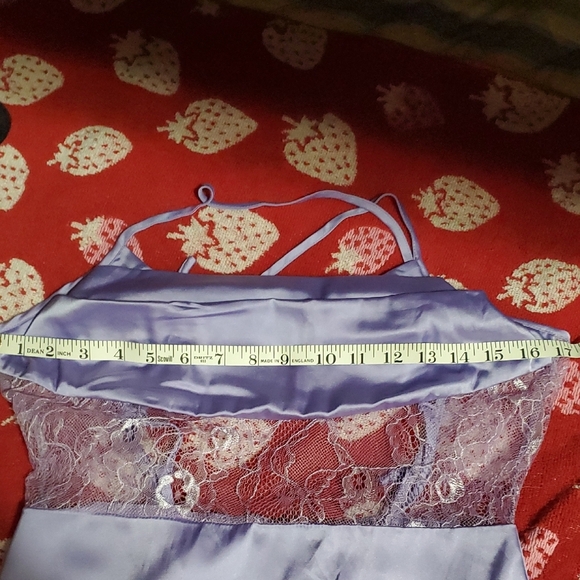 Elegant Purple Slip Midi Dress with Spaghetti Straps - Picture 10 of 12